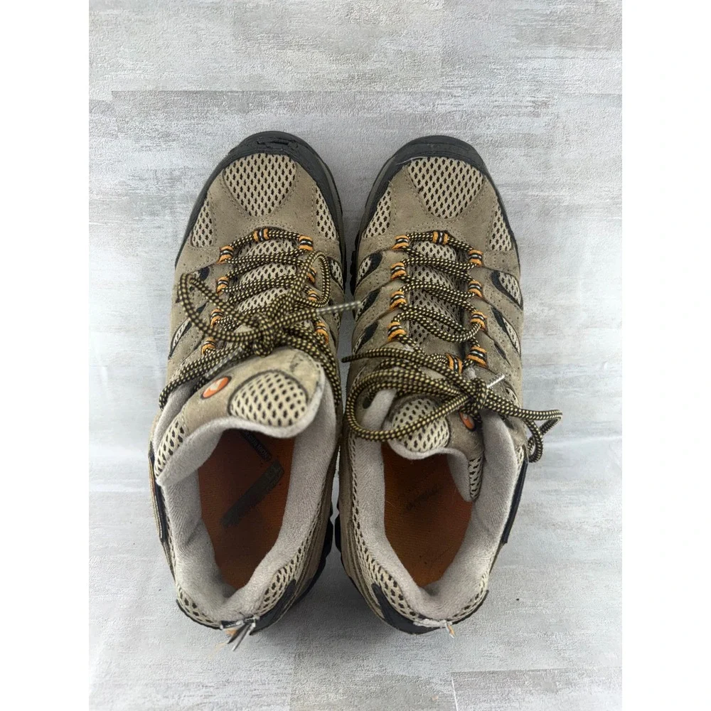 Merrell Moab Ventilator Men Sz 9 Hiking Shoes Walnut Brown Low Top J86591 Vibram
